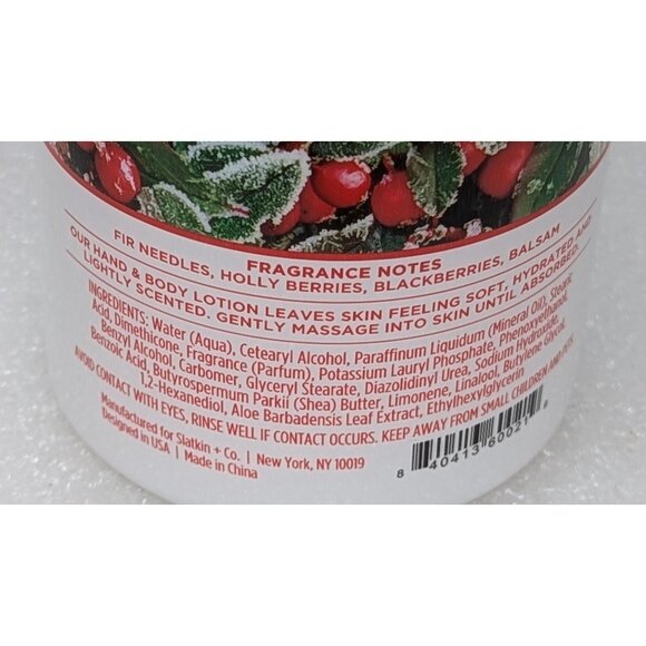 HomeWorx By Slatkin & Co. Garland Berry Hand & Body Lotion 22 Oz Essential Oils - Picture 2 of 3